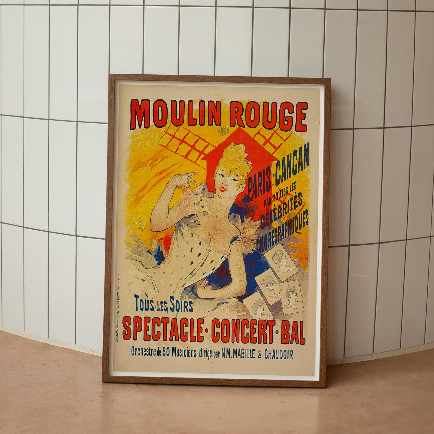 Moulin Rouge Vintage Poster