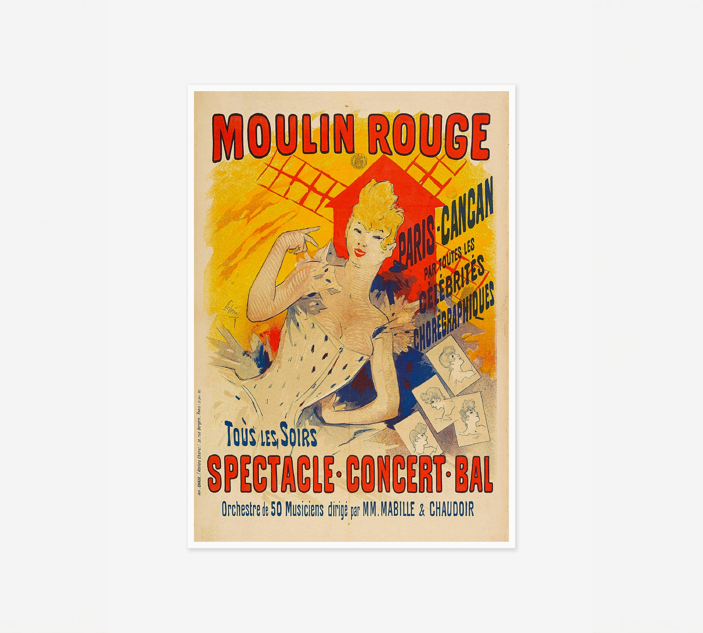 Moulin Rouge Vintage Poster