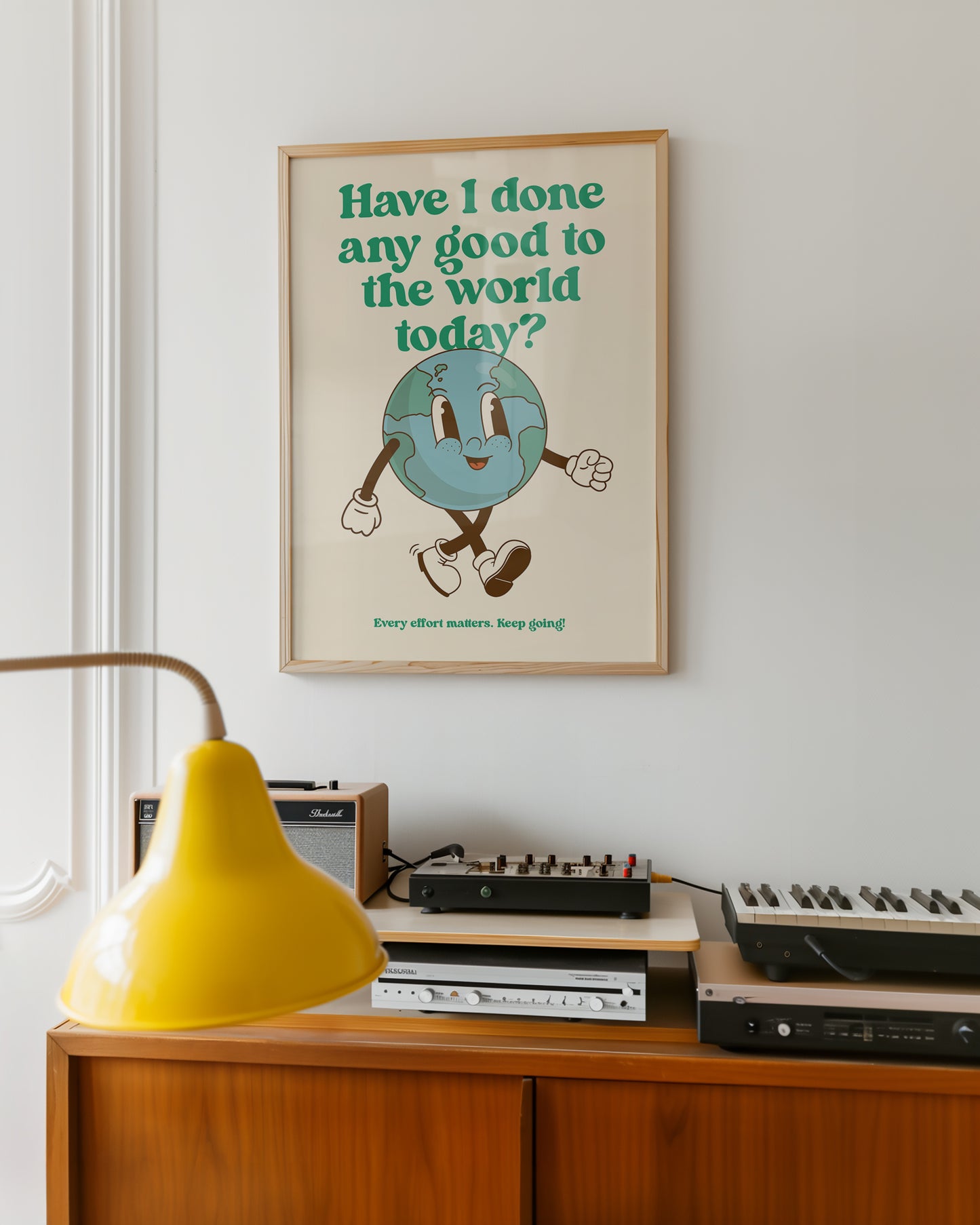 Have I Done Any Good Today Poster – Inspirational Vintage Art Print
