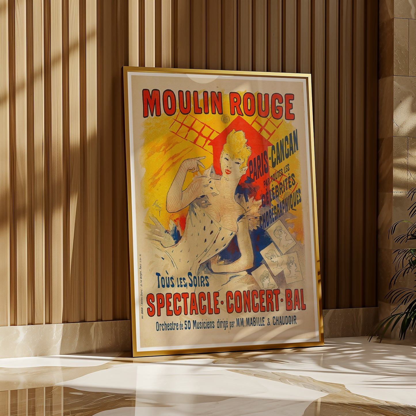 Moulin Rouge Vintage Poster