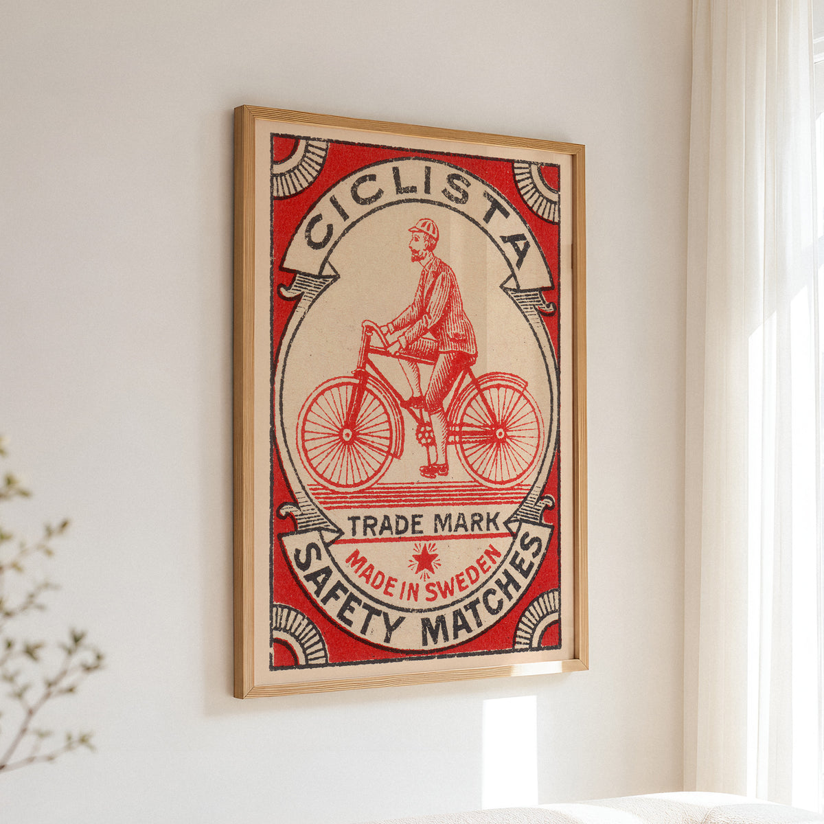 Bicycle — Vintage Matchbox Art Print