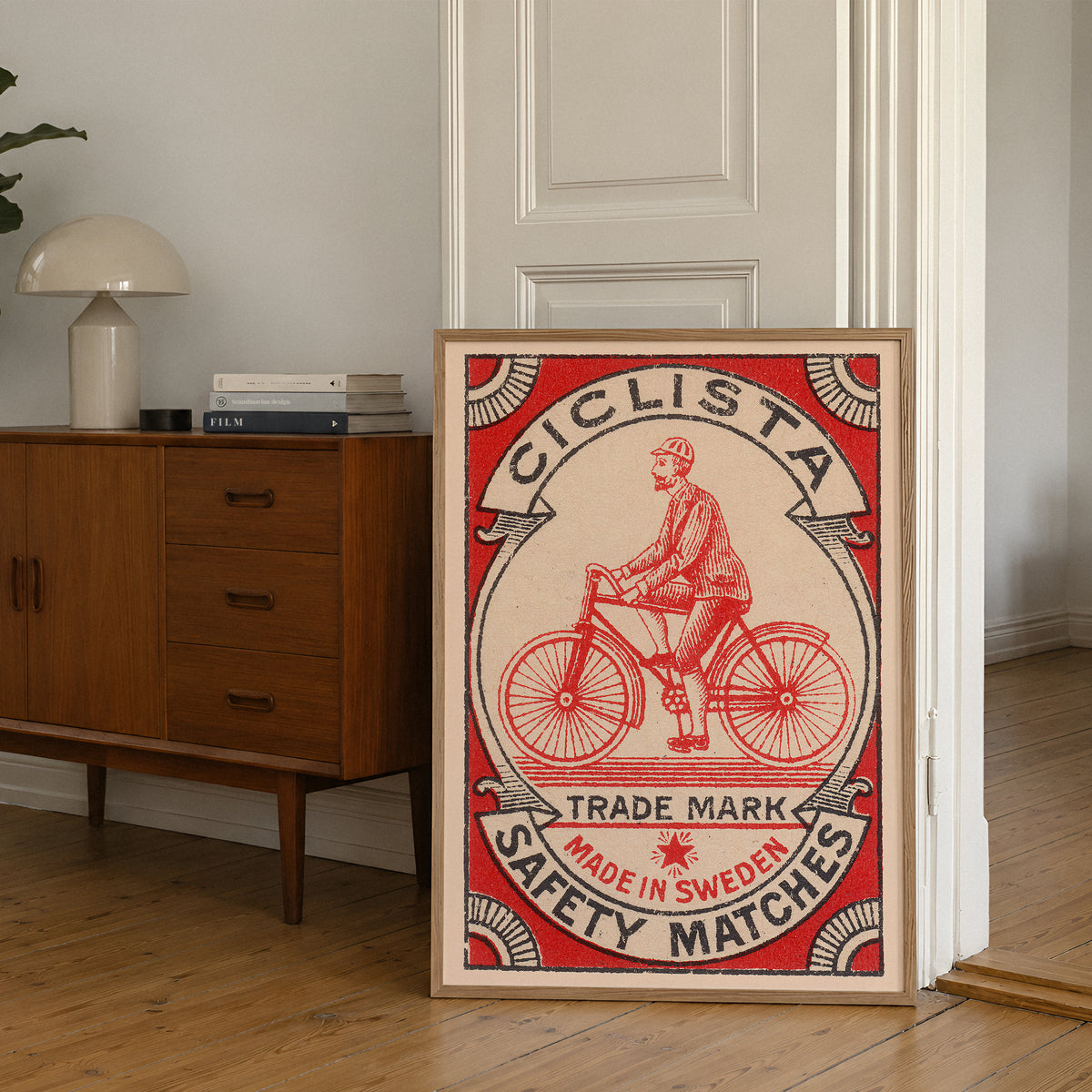 Bicycle — Vintage Matchbox Art Print
