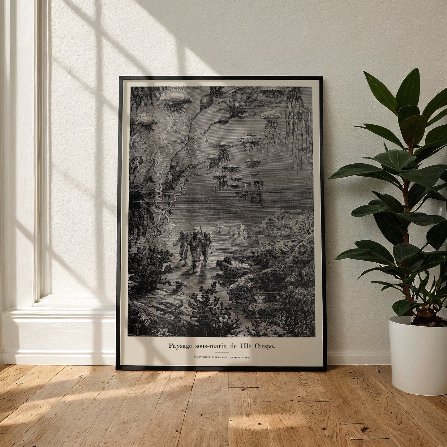 A Walk Under the Waters – Jules Verne Print