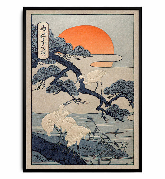 Cranes at Sunrise
