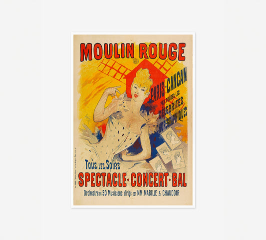 Moulin Rouge Vintage Poster