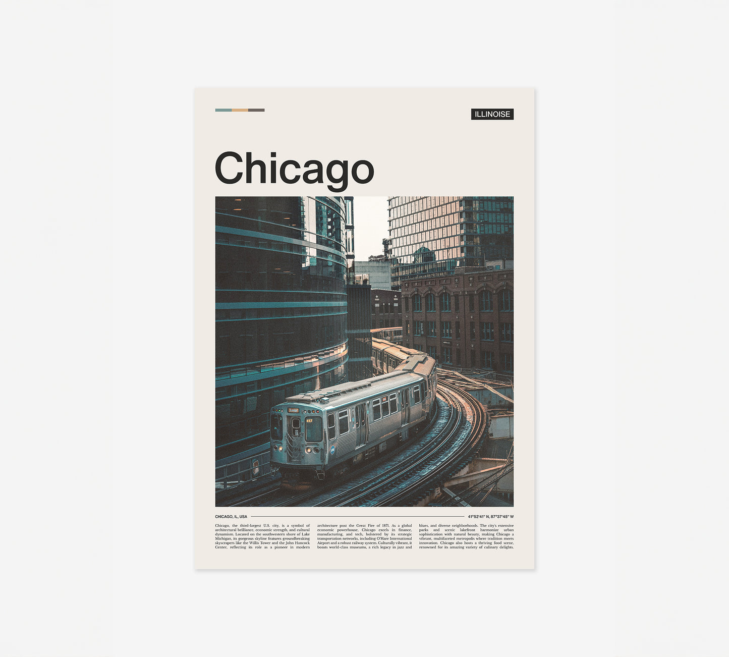 Chicago moderno Póster