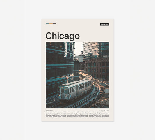 Chicago Modern Poster