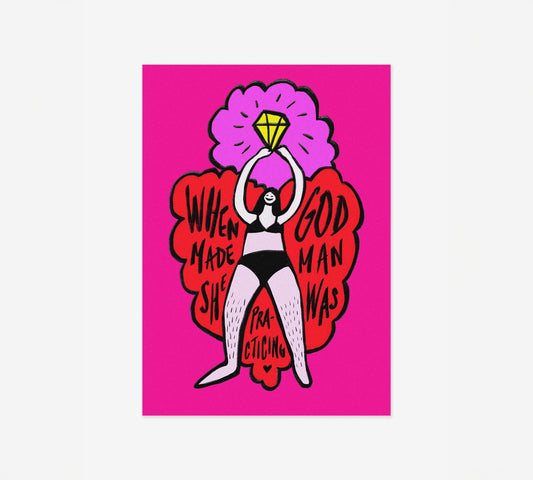 Feminist girlpower poster